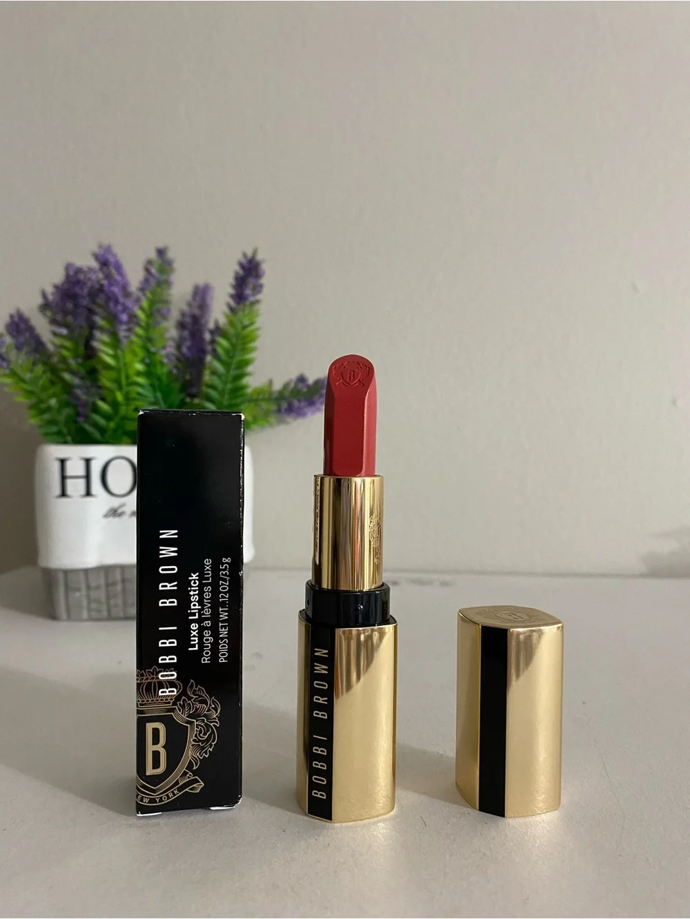 505 City Dawn ~ Bobbi Brown Luxe Lipstick, Full Size, 0.12 OZ, New With Box
